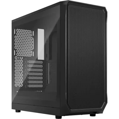 Fractal Design Focus 2 TG Cristal Templado USB 3.2 Negro