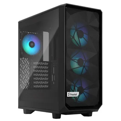 Fractal Design Meshify 2 Compact Lite RGB Templado Negra