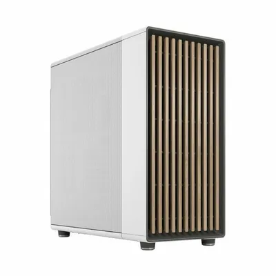 Fractal Design North Torre Blanco Acero Madera ATX 3x140mm USB-C