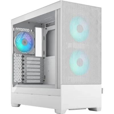 Fractal Design Pop Air RGB Cristal Templado Blanca USB 3.2