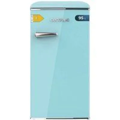 Frigorífico Cecotec Mini 89,3cm 95L Clase E Retro Icebox Tirador Cromado Azul
