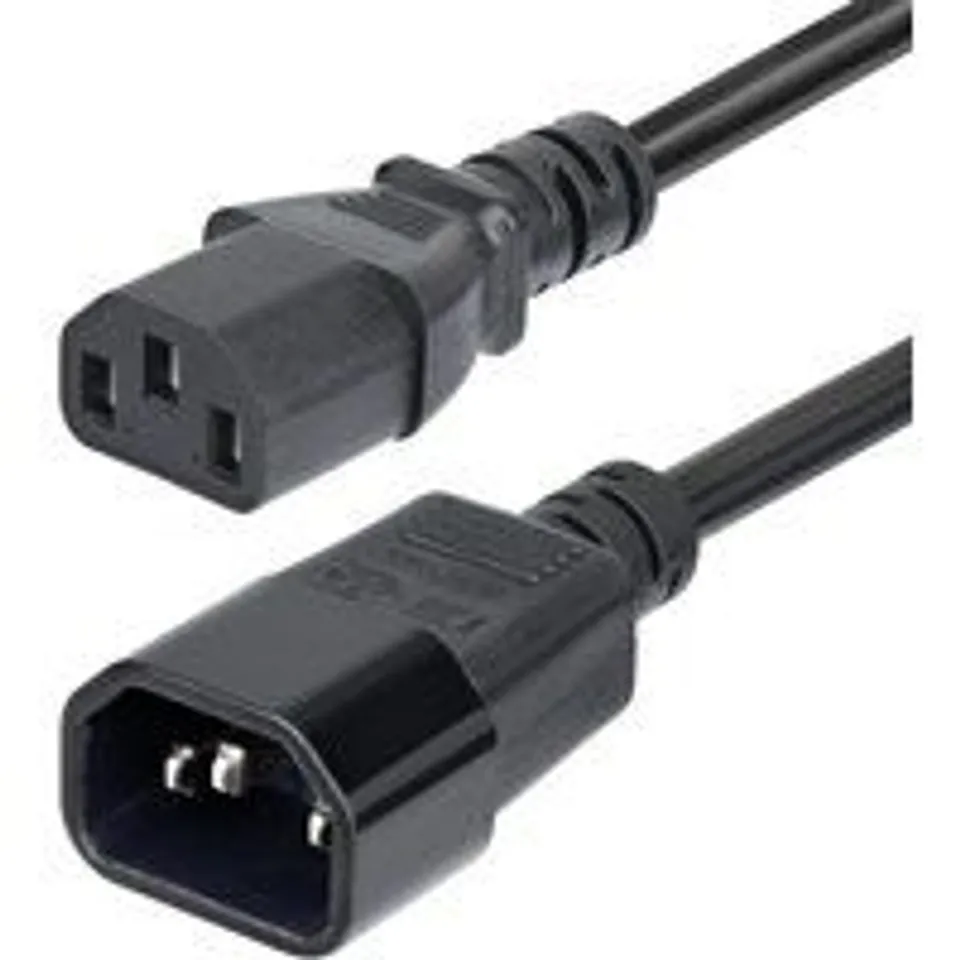 StarTech.com Cable de Extensión de Alimentación C14 a C13 4,5m - Cable de Alimentación C14 a C13 para PDU - Cable Alargador de Alimentación - 15A 250V - 14AWG - Certificación KEMA-KEUR