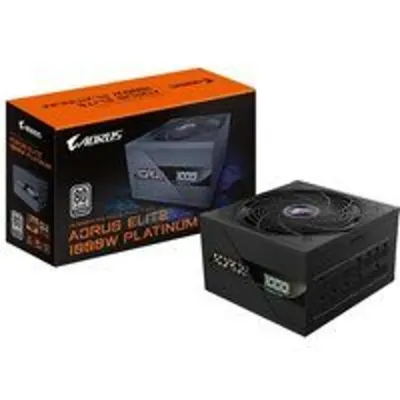 Fuente de Alimentación GIGABYTE 1000W 80 PLUS Platinum AORUS ELITE P1000W ICE Modular PCIe 5.0 ATX 3.0