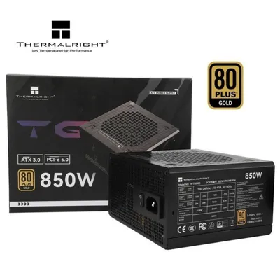 Fuente de Alimentación Thermalright 850W 80 Plus Gold TG-850S Protecciones Cableado Fijo