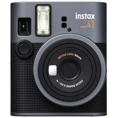 Fujifilm instax mini 41 Cámara Instantánea Flash Negra
