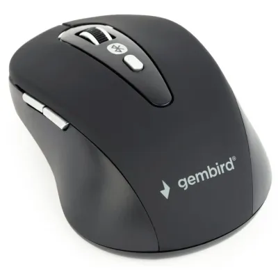 Gembird MUSWB-6B-01 Ratón Bluetooth 6 Botones 1600DPI Negro