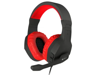 GENESIS Argon 200 Auriculares Alámbricos de Juego Negro/Rojo