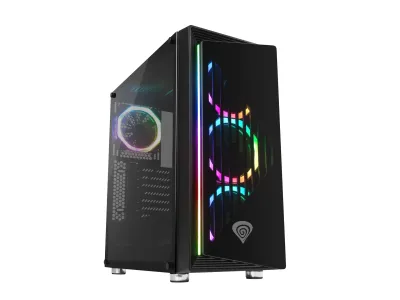 GENESIS Irid 400 RGB Midi Torre Negro