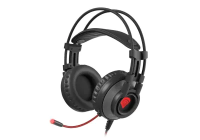 GENESIS Radon 600 Auriculares Gaming USB-A Negro/Rojo