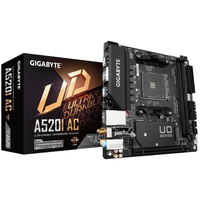 GIGABYTE A520I AC Mini-ITX AM4 DDR4 5300MHz WiFi