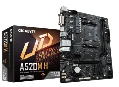 GIGABYTE A520M H AM4 5100MHz DDR4
