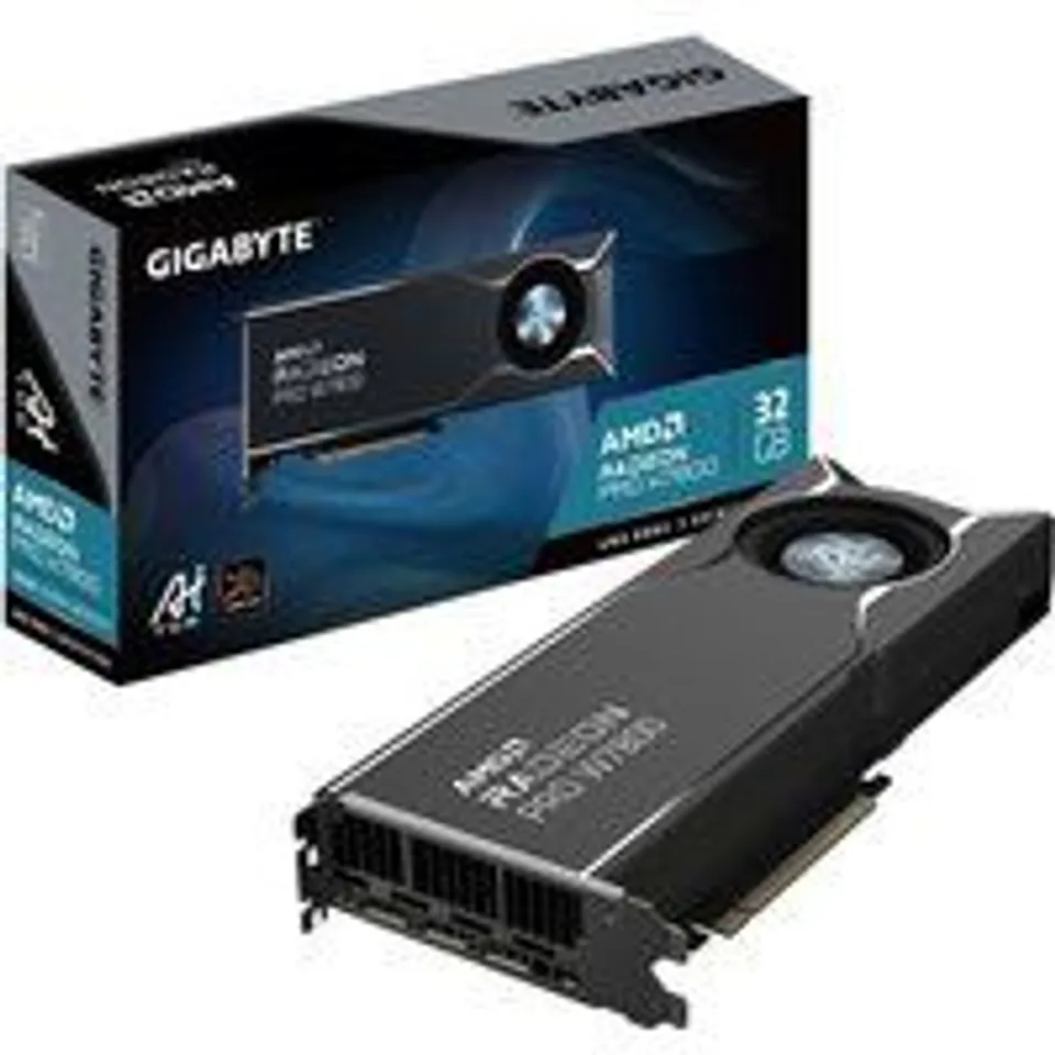 GIGABYTE Radeon PRO W7800 AI TOP 32G - 32GB GDDR6, 256 bits, PCI-E 4.0, 3 x DisplayPort 2.1, W7800 AI TOP 32G