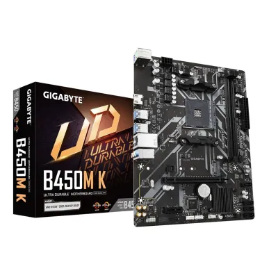 GIGABYTE B450M K AM4 Micro ATX DDR4-3600