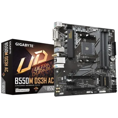 GIGABYTE B550M DS3H AC Wi-Fi 5 DDR4-4733MHz