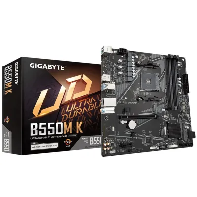 GIGABYTE B550M K Micro-ATX AM4 Ryzen 5000