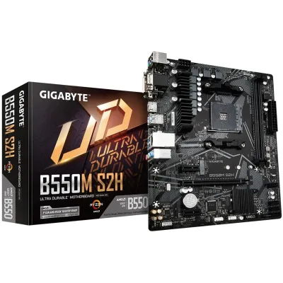 GIGABYTE B550M S2H AM4 DDR4 SATA III
