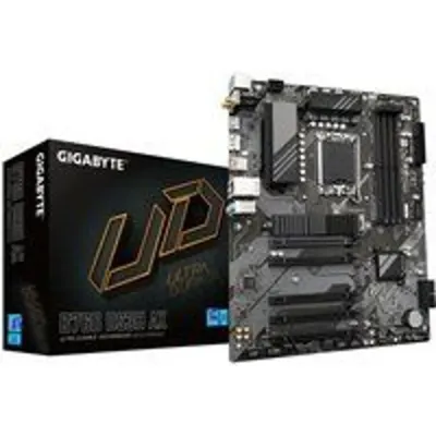 GIGABYTE B760 DS3H AX Placa Base - Compatible con procesadores Intel Core de 14ª generación, VRM digital de 8+2+1 fases, hasta 7600MHz DDR5 (OC), 2x PCIe 4.0 M.2, Wi-Fi 6E, LAN GbE, USB 3.2 Gen 2x2