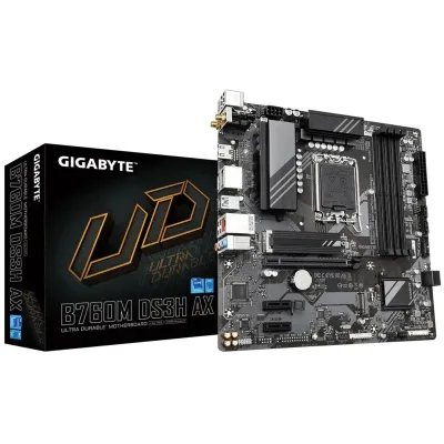 GIGABYTE B760M DS3H AX DDR5 LGA1700 Wi-Fi 6E USB 3.2 Gen 2