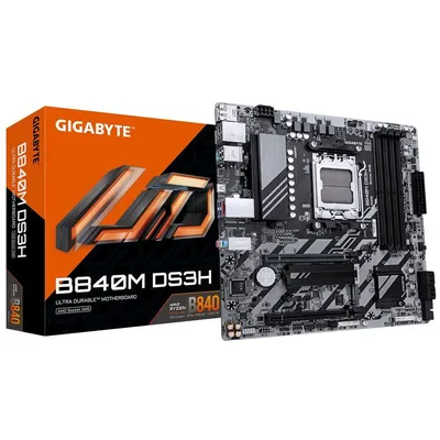 GIGABYTE B840M DS3H Placa base DDR5 8200MHz 2x M.2 2.5GbE