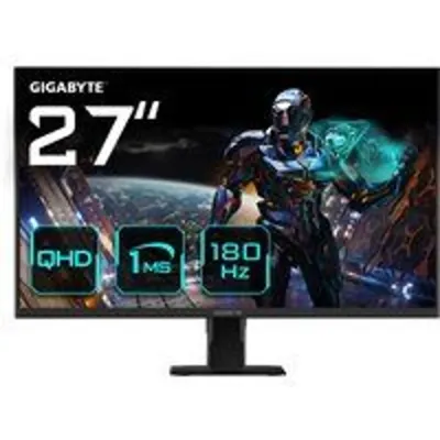GIGABYTE GS27QA 27" Monitor de Juego QHD - 2560 x 1440, 180Hz, 1ms, 300 cd/m², FreeSync, HDR Ready, HDMI 2.0, Displayport 1.4