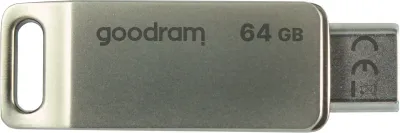 Goodram ODA3 unidad flash USB 64 GB USB Type-A / USB Type-C 3.2 Gen 1 (3.1 Gen 1) Plata
