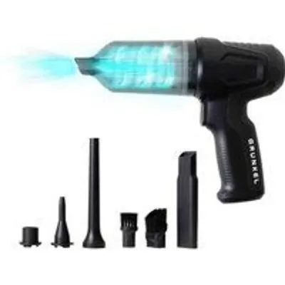 Grunkel Carforce2 Aspiradora de Coche Succión12KPA Filtro HEPA Incluye accesorios Negro