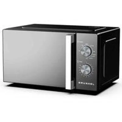 Grunkel MWG-20ESPEJO Microondas Grill 20L 800W Negro