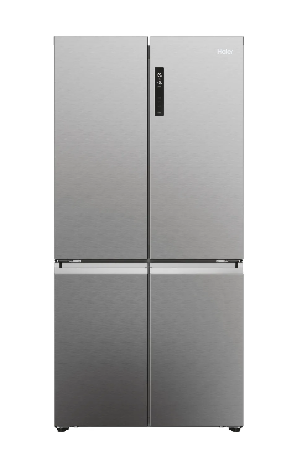 Haier Cube 90 Serie 5 HCR5919ENMP nevera puerta lado a lado Independiente 528 L E Platino, Acero inoxidable