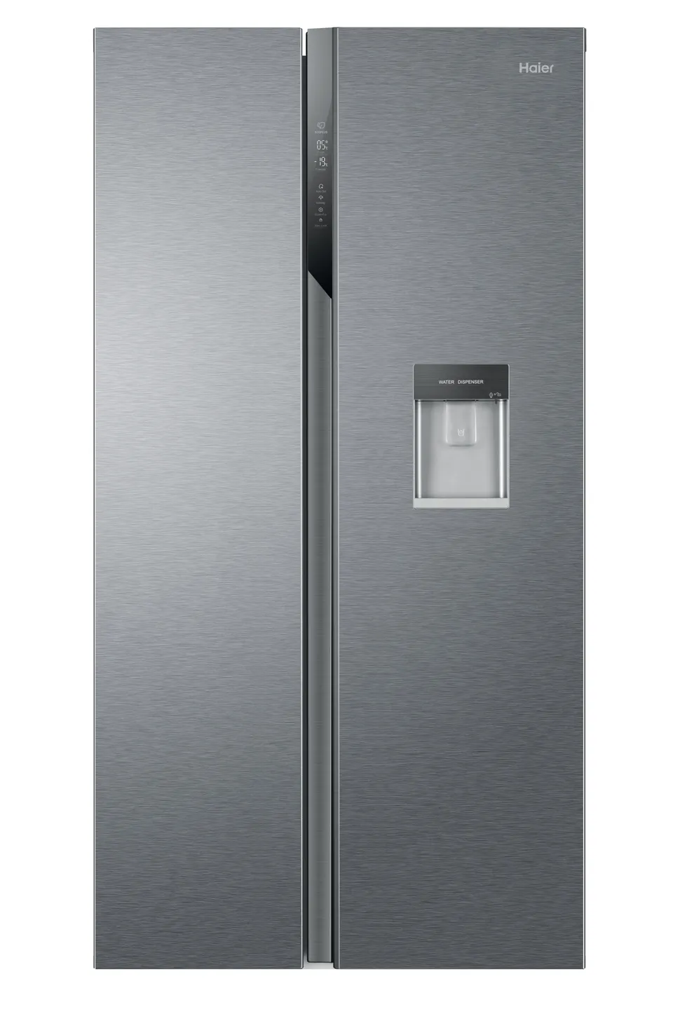 Haier SBS 90 Serie 3 HSR3918EWPG nevera puerta lado a lado Independiente 521 L E Plata