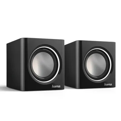 Hama Sonic Mobil 185 Altavoces 3W, Jack 3.5mm, Control Volumen, Negro