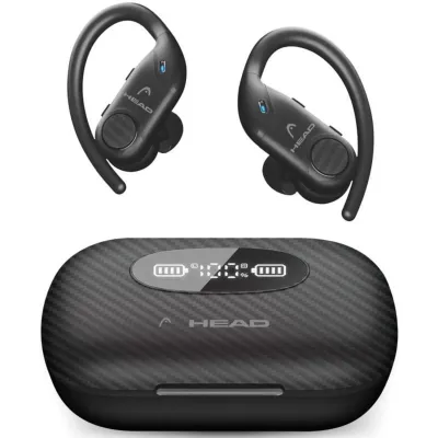 Head Flex Hooks Auriculares Inalámbricos IPX7 8+32H Negros