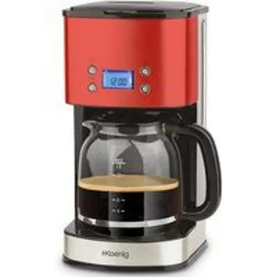 HKoenig MG30 Cafetera de Goteo Programable 1.8L 1100W Roja