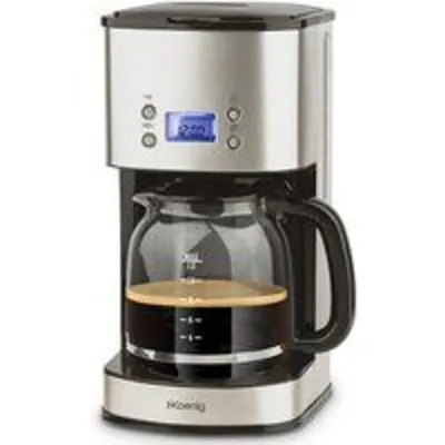 HKoenig MG30 Cafetera de Goteo Programable 1.8L 1100W Acero Inoxidable