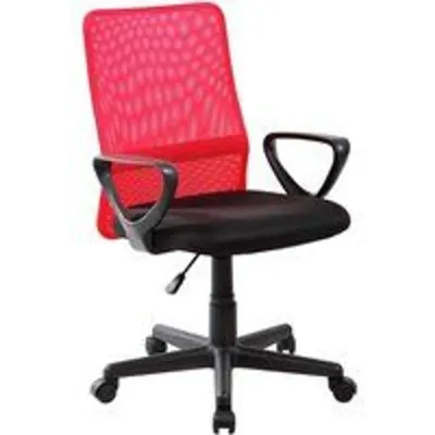 Home Heavenly Maya Silla de Oficina Giratoria Roja