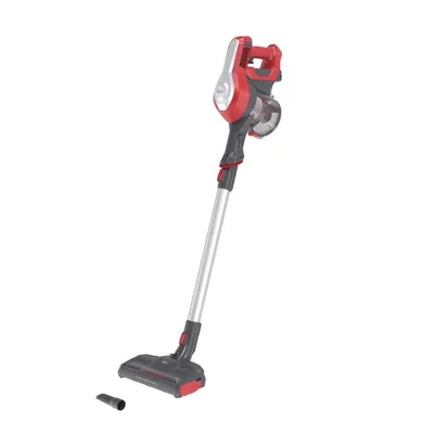 Hoover HF122RH 011 Aspiradora escoba Batería Secar Tela Sin bolsa 0,9 L 170 W Rojo, Plata