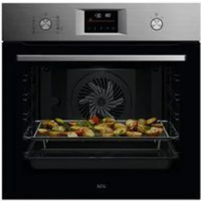 Horno eléctrico AEG OS6PB51AM 71L Inox con sonda térmica, AirFry y limpieza pirolítica