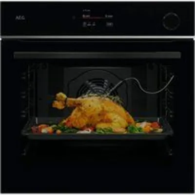 Horno eléctrico AEG Series 7000 TR7PB73FSB 72L Negro con SteamCrisp y EXCite Touch Display