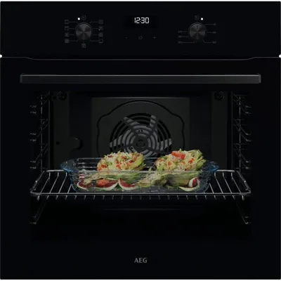 Horno eléctrico AEG TU5AB20WSK 72 litros Negro con Aqua Clean y temporizador digital