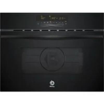 Horno eléctrico Balay 3CW5179N3 44 litros Negro compacto con microondas, grill y Aqualisis