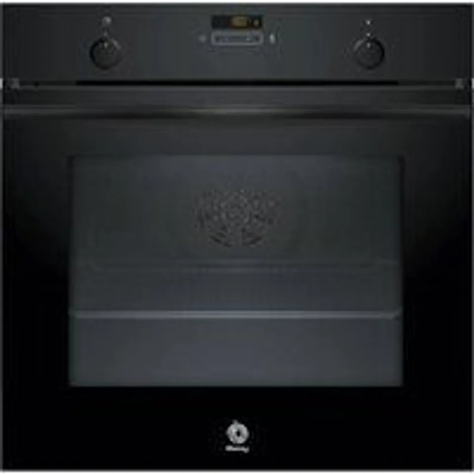 Horno eléctrico Balay 3HA5749N3 71L Negro Pirolítico+Hidrolítico Display LED Raíles Flex