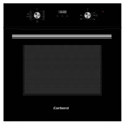 Horno eléctrico integrable 70 litros negro con Touch control, Grill y limpieza hidrolítica