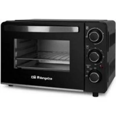 Horno eléctrico Orbegozo HCC 5015 15L Negro doble cristal temporizador 1300W multifunción