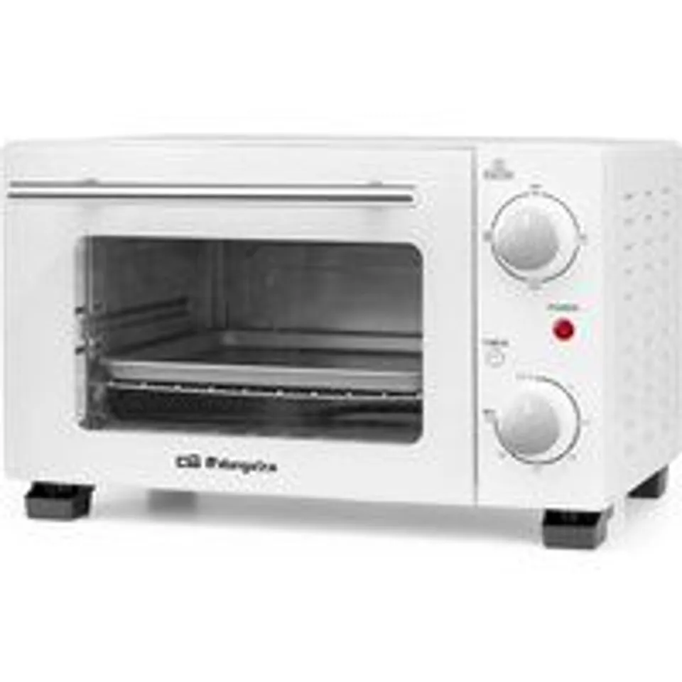 Horno eléctrico Orbegozo HO 975 10L Blanco con temporizador y doble cristal