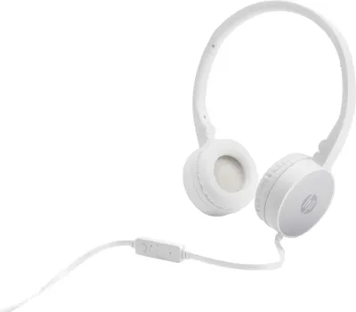 HP H2800 Auriculares Alámbrico Diadema Llamadas/Música Plata, Blanco