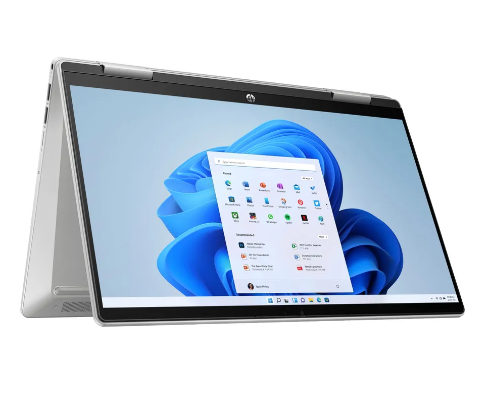 HP Pavilion x360 14-ek1034ns Intel® Core™ i7 i7-1355U Híbrido (2-en-1) 35,6 cm (14") Pantalla táctil Full HD 16 GB DDR4-SDRAM 512 GB SSD Wi-Fi 6E (802.11ax) Windows 11 Home Plata