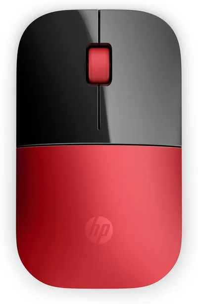 HP Ratón inalámbrico rojo Z3700
