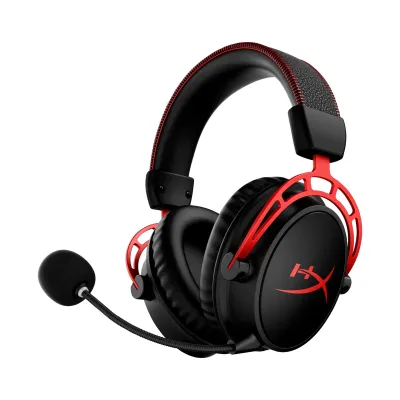 HyperX Cloud Alpha - Auriculares inalámbricos gaming (negro y rojo)