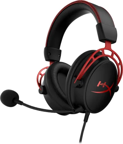 HyperX Cloud Alpha Gaming Auriculares Negro-Rojo