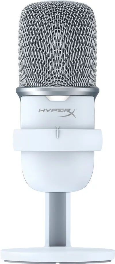 HyperX SoloCast Micrófono USB Blanco