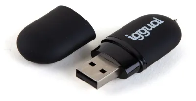 iggual Lápiz USB 2.0 16GB PEN16 negro